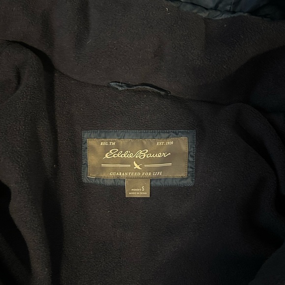 Eddie Bauer Women's Blue Down Puffer Coat - Picture 10 of 11